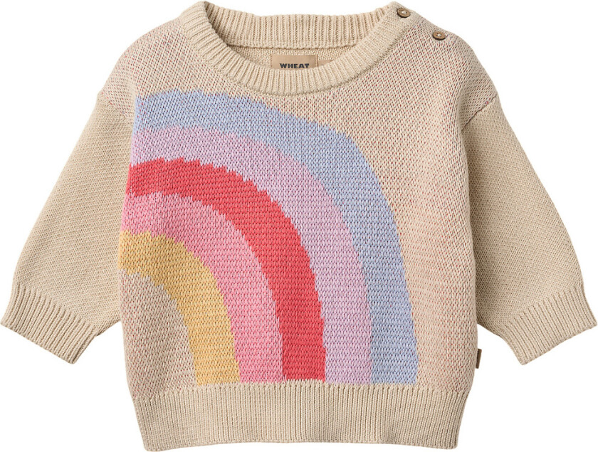 Bilde av Genser - Strikk - Solveig - Rainbow - - 1 år (80) - Genser
