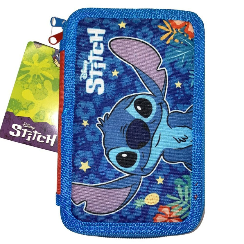 Stitch Skolesett 28-deler Fylt Pennal Blyantskrin