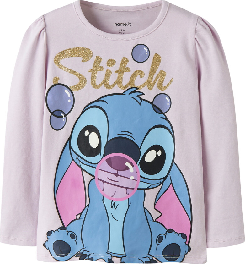Genser - NmfFufu - Stitch - Lavender Tåke - - 3 år (98) - Genser
