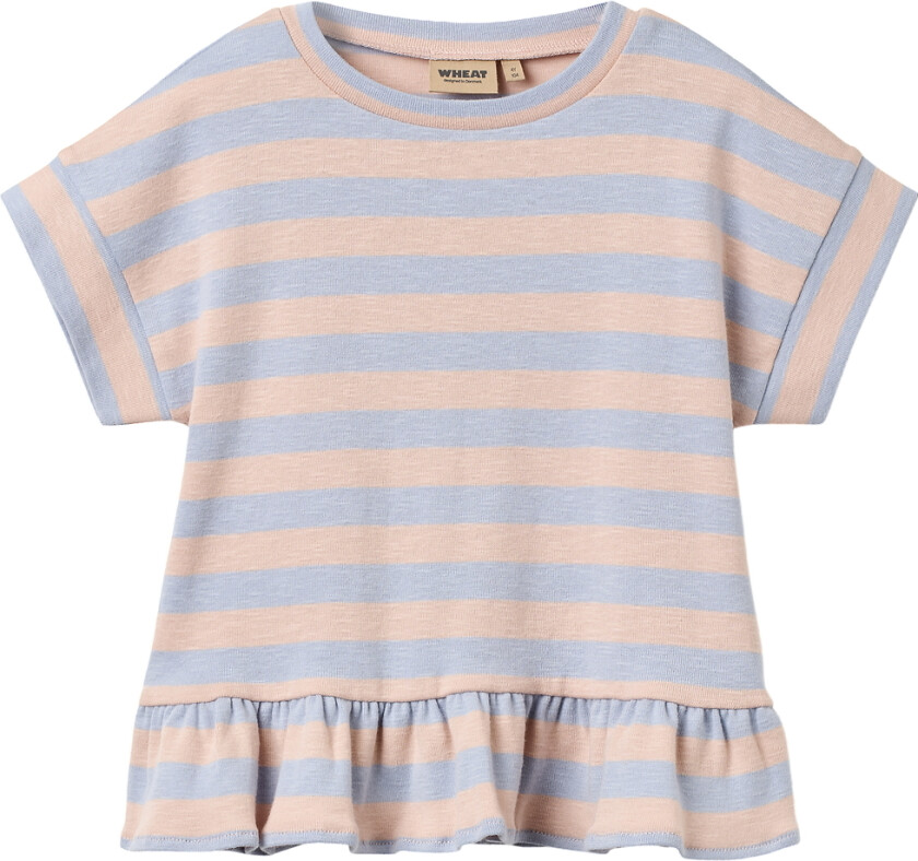 T-skjorte - Marie - Powder Stripe - - 6 år (116) - T-skjorte