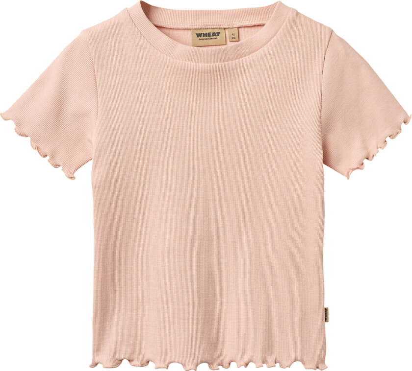 T-skjorte - Alicia - Rib - Powder - - 8 år (128) - T-skjorte