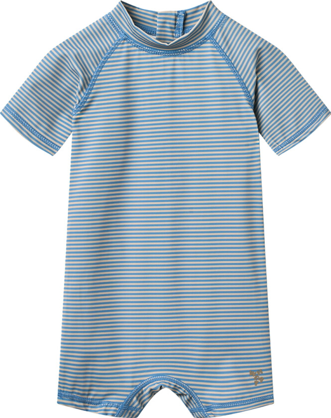 Badedrakt - UV40+ - Cas - Blue Svømming Stripe - - 68 - Badetøy