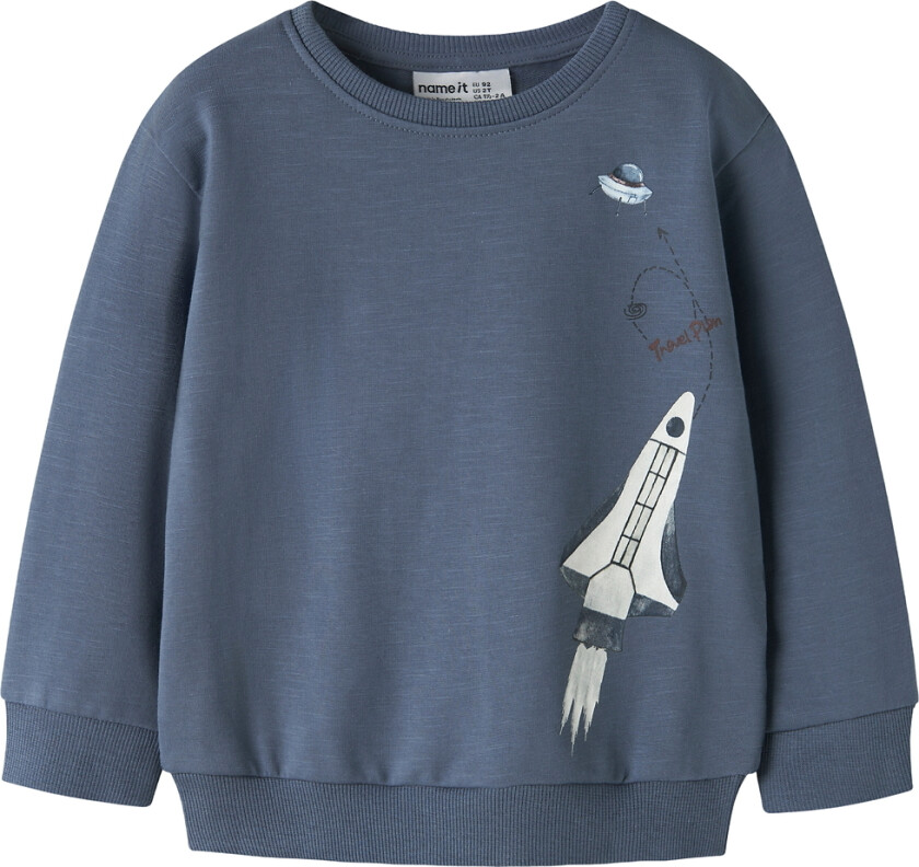 Collegegenser - NmmDace - Vintage Indigo - - 3 år (98) - Collegegenser