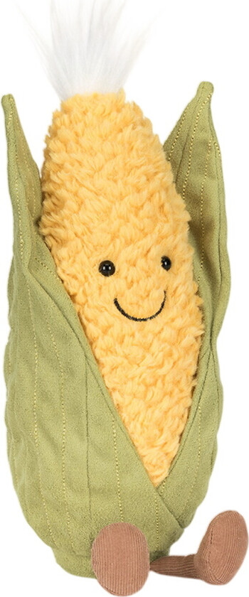 Kosedyr - 27x8 cm - Amuseables Sweetcorn - - OneSize - Kosedyr