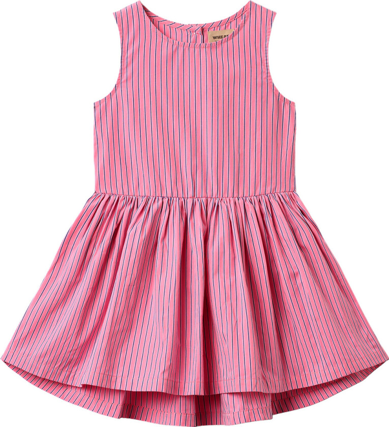 Kjole - Sarah - Rosa Stripe - - 6 år (116) - Kjole