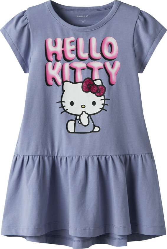 Kjole - NmfFidi - Hello Kitty - Purple Inntrykk - - 5 år (110) - Kjole