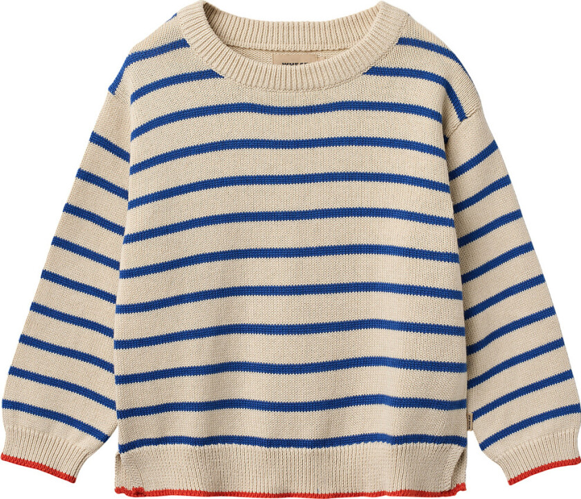 Bilde av Genser - Strikk - Morgan - True Blue Stripe - - 5 år (110) - Genser