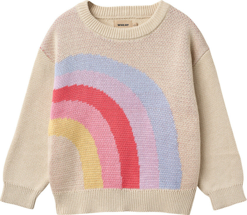 Bilde av Genser - Strikk - Solveig - Rainbow - - 3 år (98) - Genser