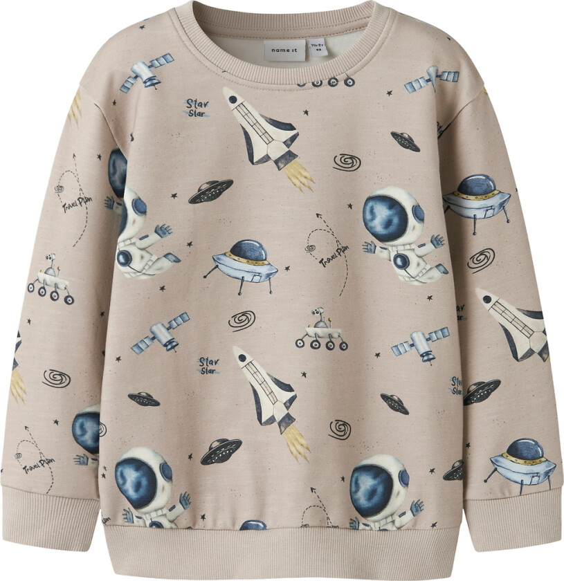 Collegegenser - NmmDace - Chateau Gray - - 2 år (92) - Collegegenser