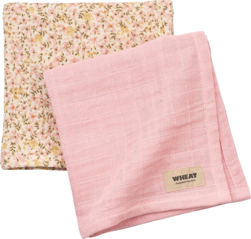 Stoffklutene - 2-pack - Kaya - Coral Blush - - OneSize - Gulpeklut