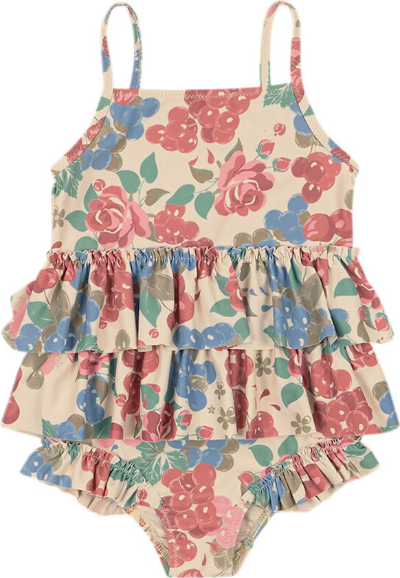 Badedrakt - Manuka Frill - UV40+ - Bloomiedrue - - 5-6 år (110-116) - Badetøy