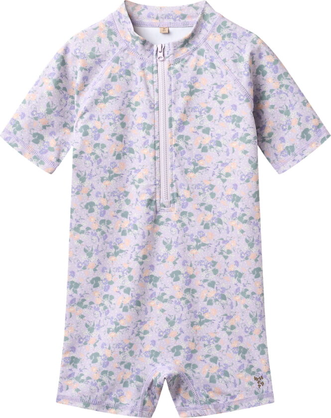 Badedrakt - UV40+ - Cas - Purple Light Petunier - - 3 år (98) - Badetøy
