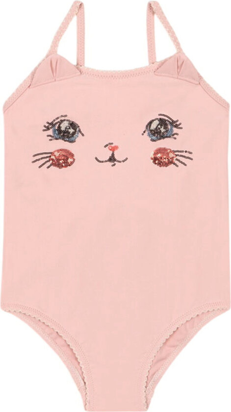 Badedrakt - Kitty - Powder Rosa - - 7-8 år (122-128) - Badetøy