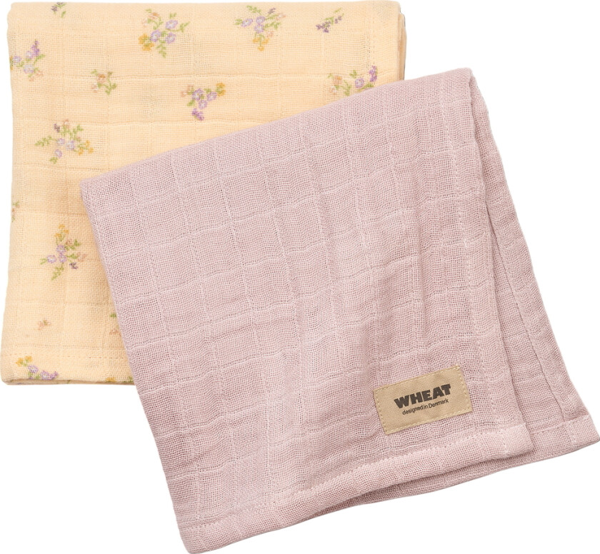 Stoffklutene - 2-pack - Kaya - Knapt Apricot - - OneSize - Gulpeklut