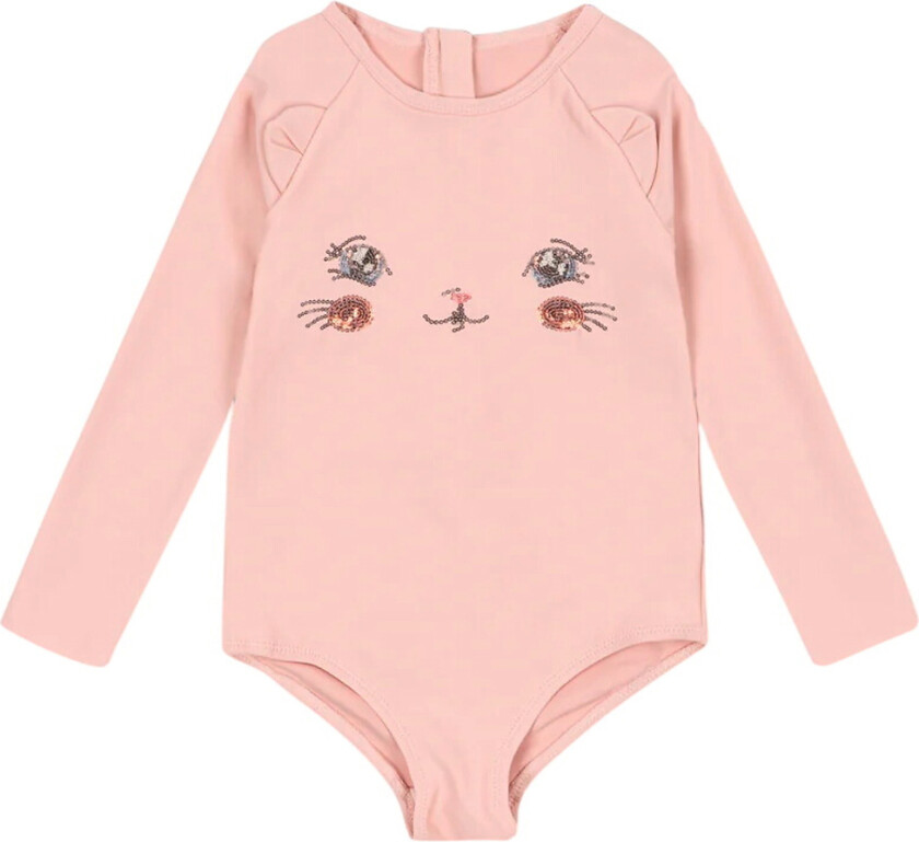 Badedrakt - Kitty - UV40+ - Powder Rosa - - 7-8 år (122-128) - Badetøy