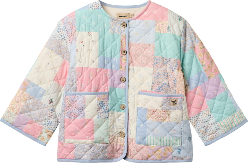 Jakke - Inaja - Patchwork Blomster - - 8 år (128) - Overgangsjakke