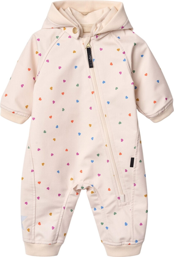 Softshell Dress - Hill - Confetti Rainbow - - 2 år (92) - Softshell