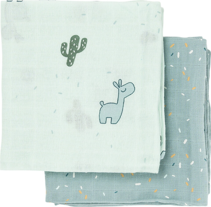 Stoffklutene - 2-pack - Lalee - Blå - - OneSize - Gulpeklut