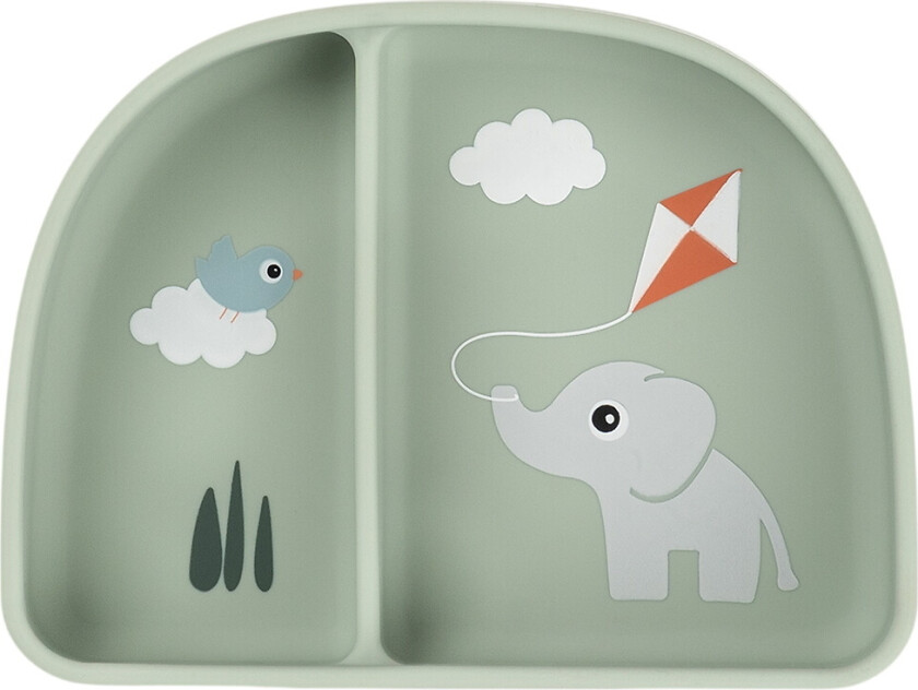 Skål - Stick & Stay - Lekeplass - Grønn - - OneSize - Skål