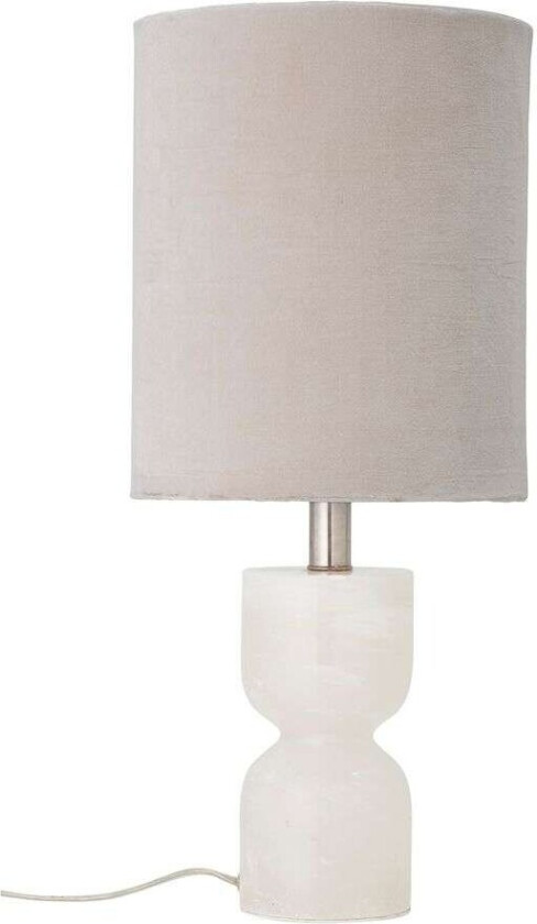 bordlampe alabaster 59 cm Natur