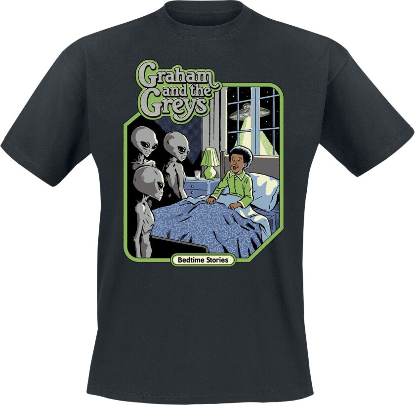 Fun T-skjorte - Graham And The Greys - M til 3XL - Herrer - svart