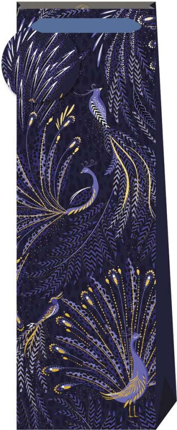 Gavepose Flaske Sara Miller Peacock Parade Indigo