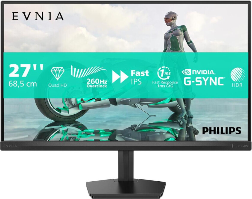 s Evnia 3000 27M2N3500PF - LED monitor - gaming - 27" - 2560 x 1440 QHD @ 240 Hz - Fast IPS - 1000:1 - HDR10 - 0.3 ms - 2xHDMI, DisplayPort