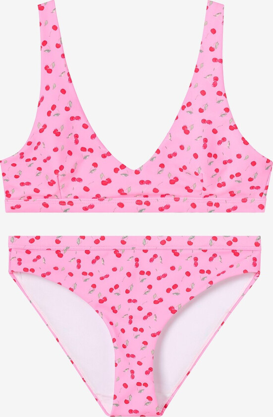 Mønstret bikinisett - Rosa