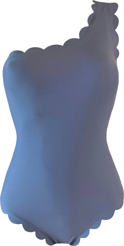 Badedrakt New Venus Scallop Over One Shoulder Onepiece - Blå