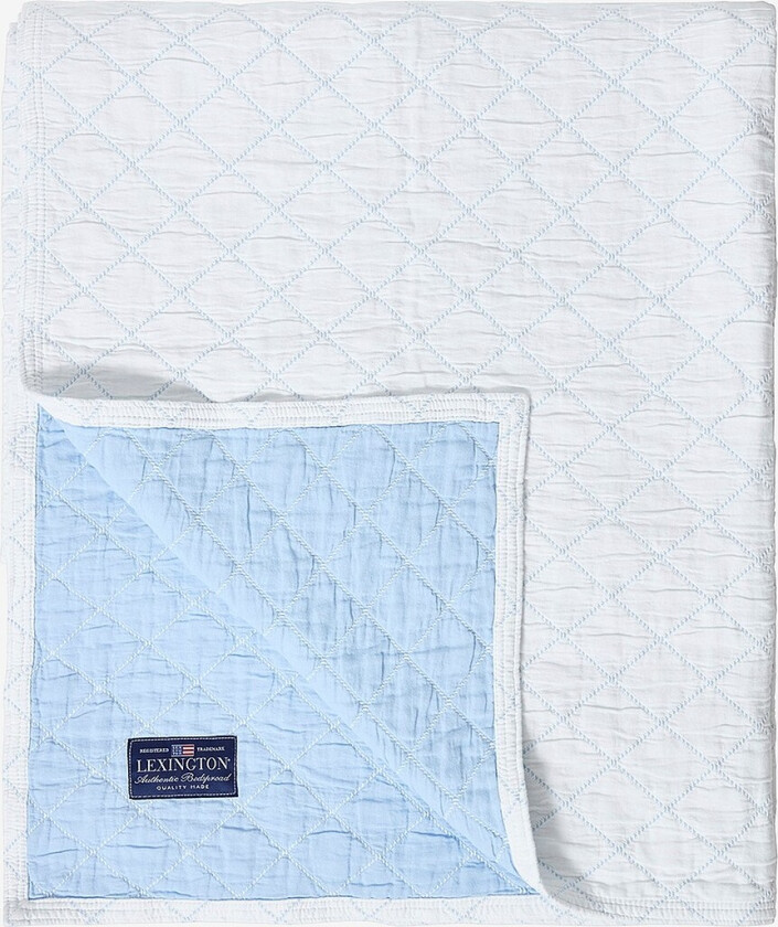 Sengeteppe Jacquard Bomull - Beige
