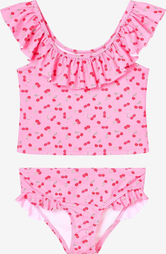 Bikinisett med volanger - Rosa