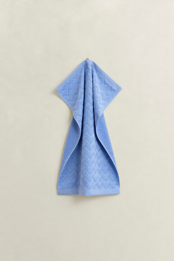 Håndkle Jacquard Herringbone 50x70 cm - Blå