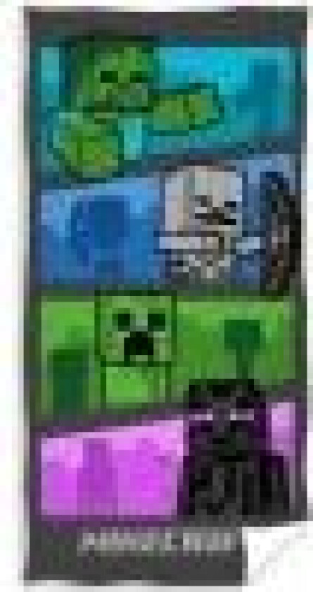 Minecraft Badehåndklæde model 2 - 100 procent bomuld