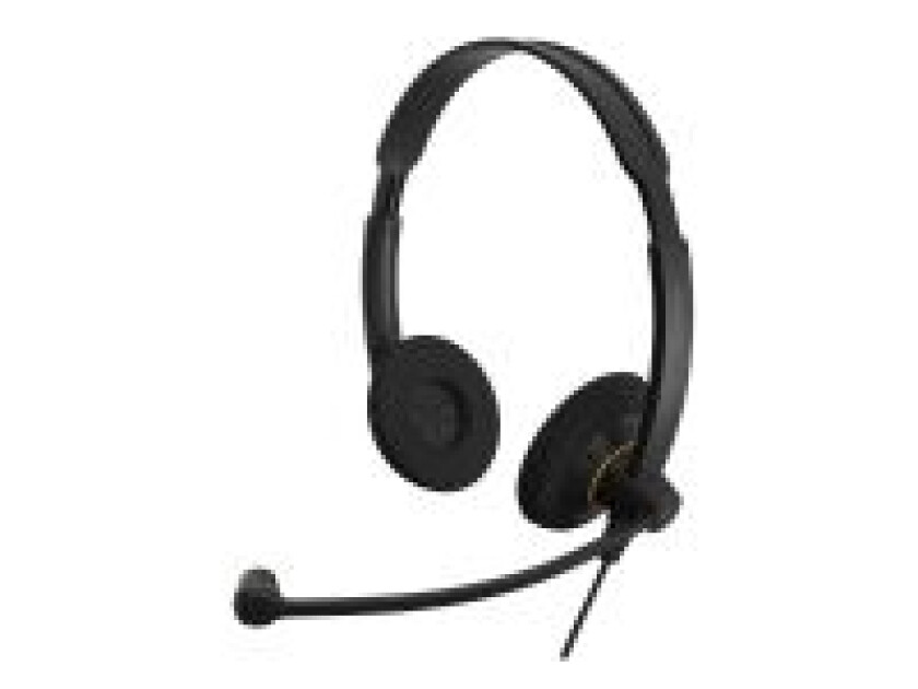 EPOS IMPACT SC 60 USB ML - Hodesett - on-ear - kablet - USB - svart med oransje fargefremhevinger