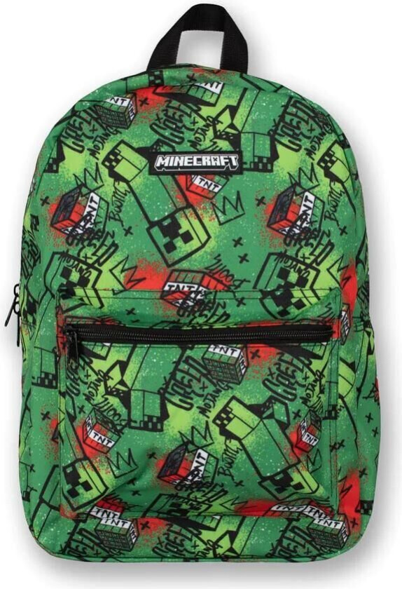 Minecraft TNT Sketch Creeper Gaming Ryggsekk Skolesekk Laptop/Tablet/Gadget 42cm