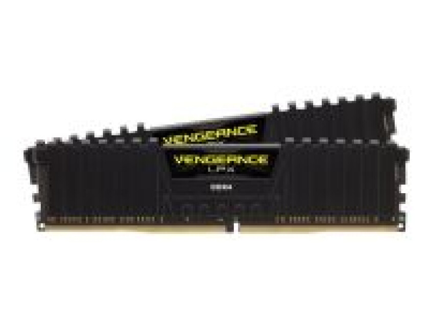 Corsair Vengeance LPX - DDR4 - sett - 16 GB: 2 x 8 GB - DIMM 288-pin - 3600 MHz / PC4-28800 - CL20 - 1.35 V - ikke-bufret - ikke-ECC - svart