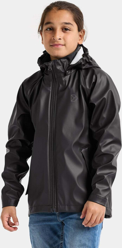Hepta Regnjakke, Black, 160 - Regnjakker - 100% Polyester
