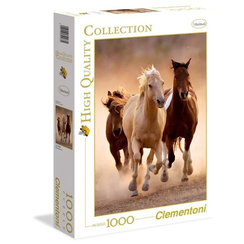 Puslespill 1000 Running Horses