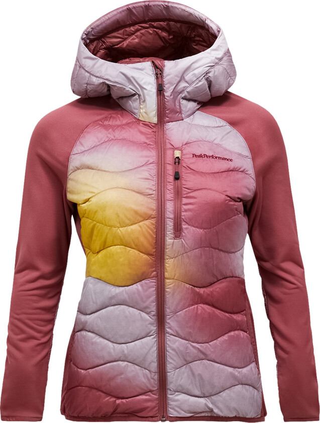 Women's AOP Helium Down Hybrid Hood Aop