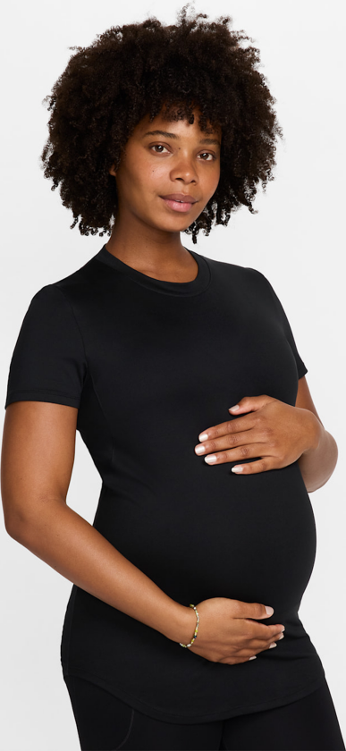 One Maternity Dri-Fit Short Sleeve Top - Sort - Dame - Mammaklær