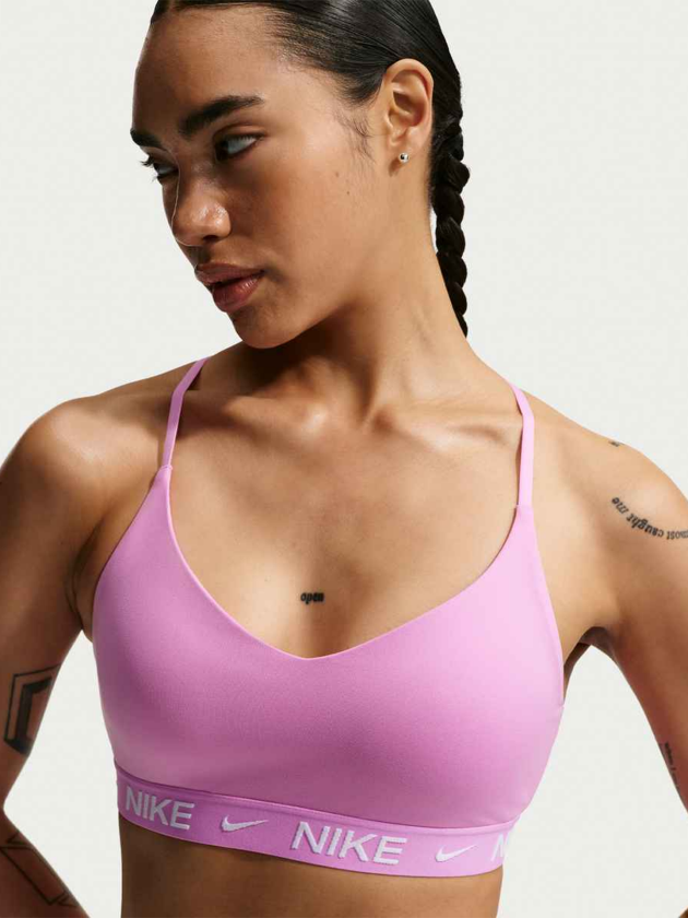 Indy Dri-Fit Light-Support Padded Bra - Lilla - Dame - Sports-BH - Lav støtte