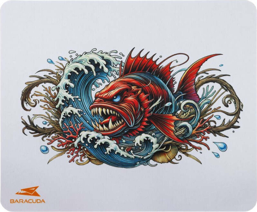 CORAL M Gaming Musematte – 300 x 250 mm – Hvit