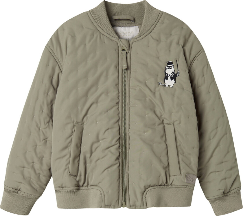 Termojakke - Ok - MOOMIN - Olive Stone - - 12 år (152) - Termoklær