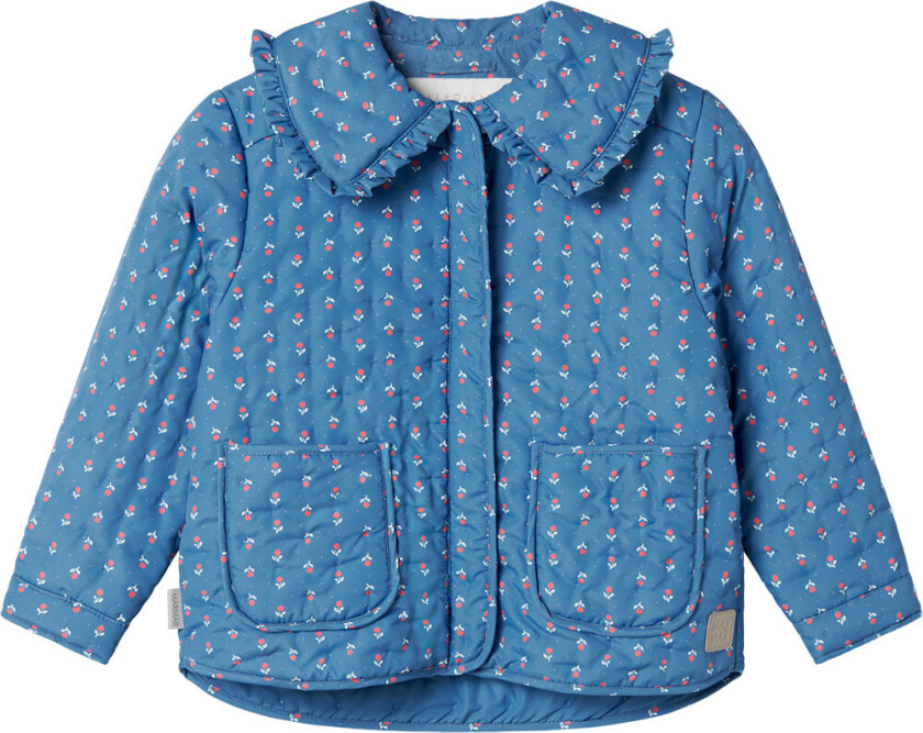 Termojakke - Oivi - Flower Stripe - - 10 år (140) - Termoklær