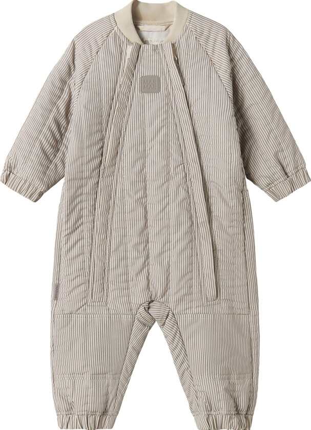 Termodress - Ozai - Dark Brown Stripe - - 1½ år (86) - Termoklær