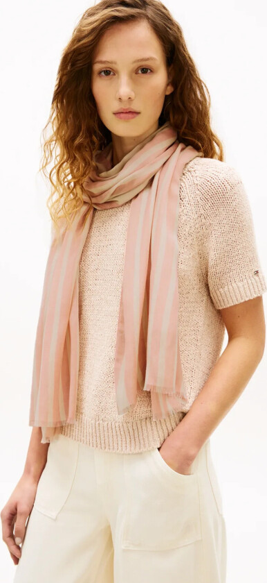 Th Elevated Chic Scarf - Pink - ONE SIZE