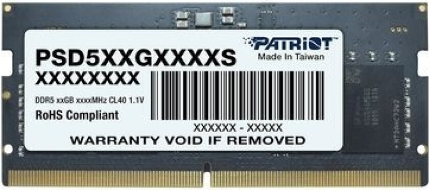 Signature Line PSD512G56041S, 12 GB, 1 x 12 GB, DDR5, 288-pin DIMM