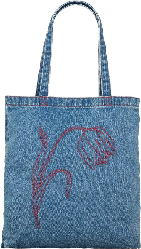 Tulipa Denima Tote Bag - Blue - ONE SIZE