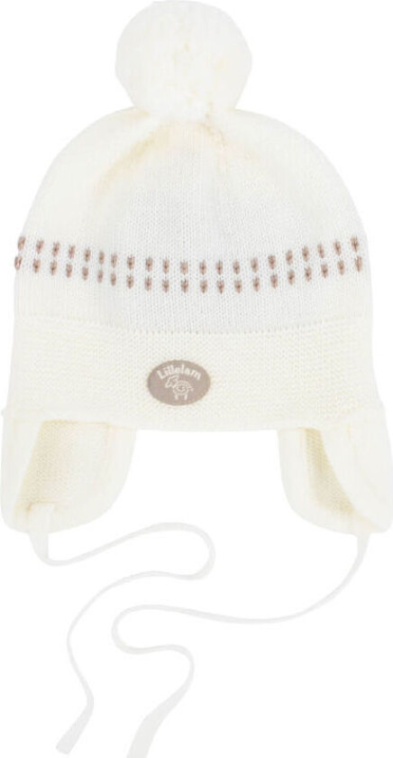 Lillelam lue classic – hvit - 44/46