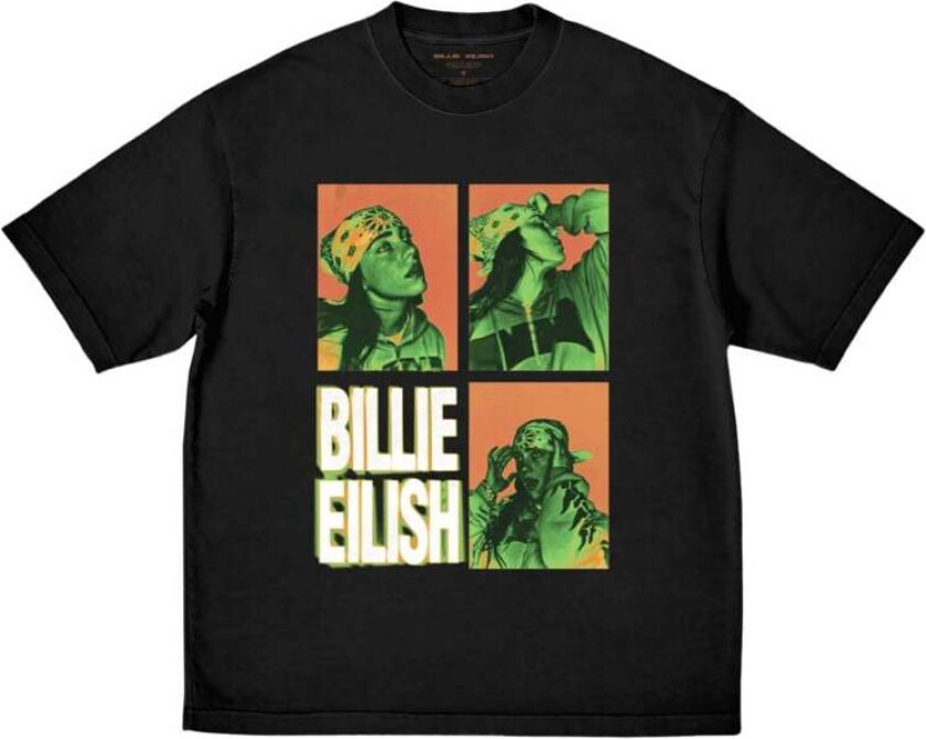 T-skjorte - Photo Grid - S til XXL - Herrer - svart